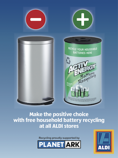 Aldi battery recycling © Zo Zhou