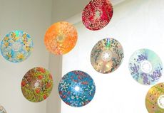 Mobile made of re-used CDs &copy; Zo Zhou