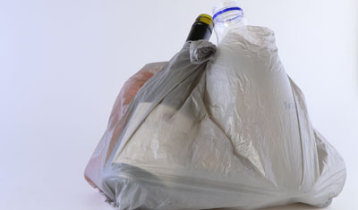 Bagged recyclables